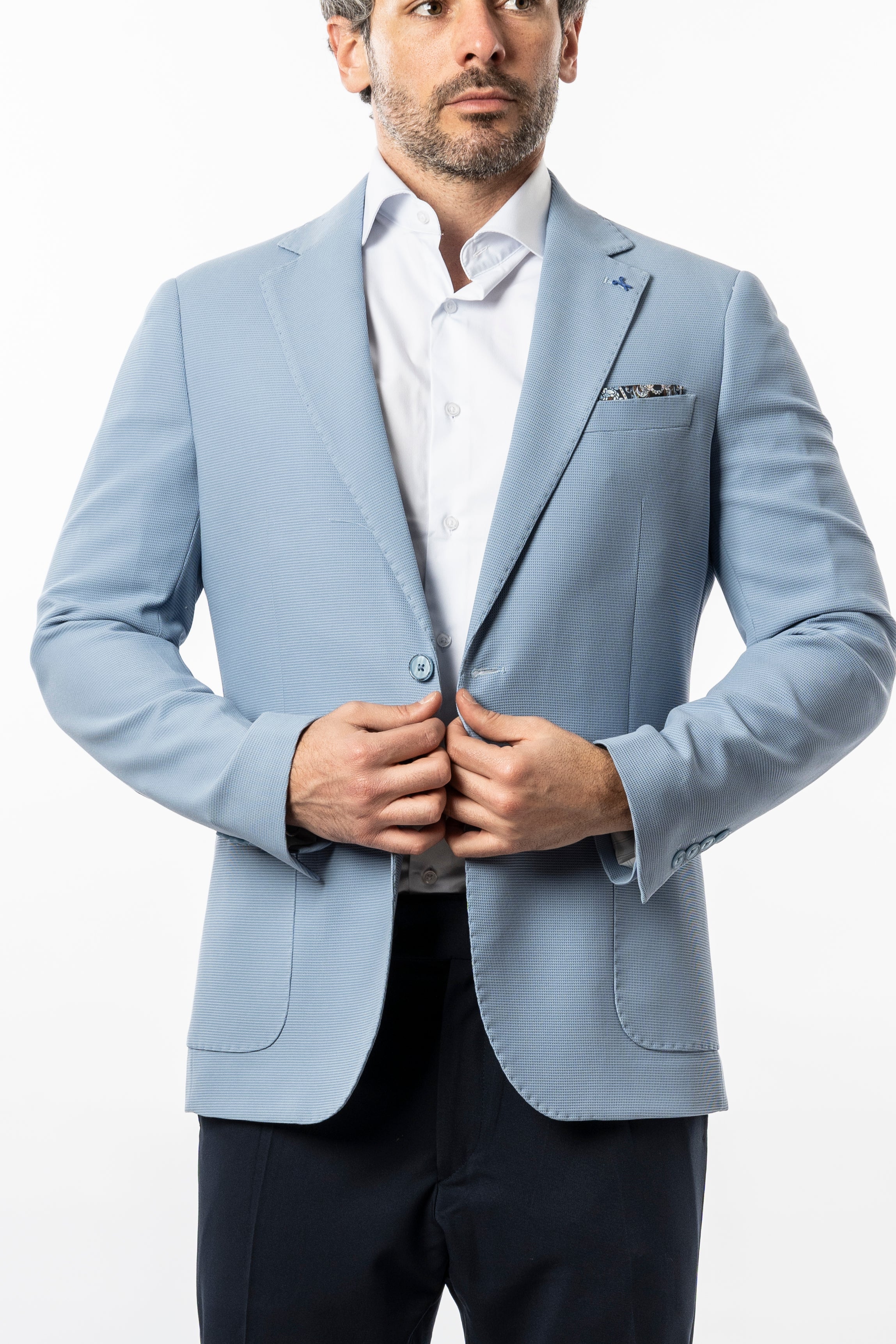Giacca Slim - Vinc Celeste